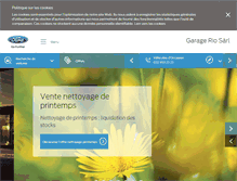 Tablet Screenshot of garagerio.ch
